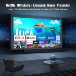 VOPLLS 4K Smart Projector with WiFi & Bluetooth
