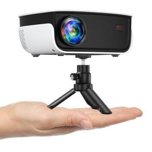 Compact 1080P Mini Projector with 240" Display