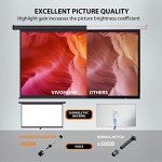 VIVOHOME 100" Motorized Projector Screen with Remote