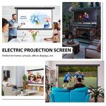 VIVOHOME 100" Motorized Projector Screen with Remote
