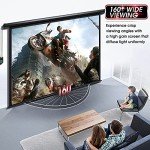 120" Motorized Black Projector Screen 4:3