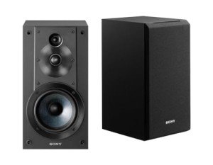 Sony SSCS5 3-Way Bookshelf Speakers (Pair) - Black