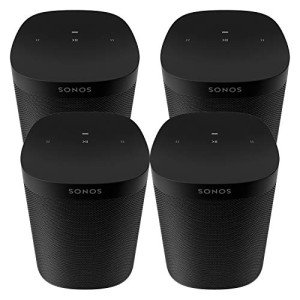 Sonos Four Room Set One SL - Black Speakers