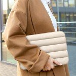 Vandel - The Original Puffy Laptop Sleeve 13-14 Inch Laptop Sleeve. Beige Laptop Sleeve for Women. Carrying Case Laptop Cover for MacBook Pro 14 Inch Sleeve, MacBook Air Sleeve 13 Inch, iPad Pro 12.9