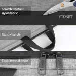 Ytonet Laptop Case, 15.6 inch TSA Laptop Bag Laptop Sleeve Water Resistant Computer Case Laptop Carrying Case Compatible for Lenovo, HP, Dell, Asus Notebook, Gifts for Men Women, Grey