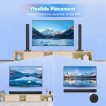 GEOYEAO 32-Inch 2.2CH Sound Bar with Dual Subwoofer