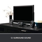 Logitech Z906 500W Computer Speakers, Black