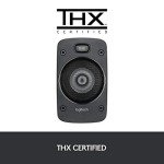 Logitech Z906 500W Computer Speakers, Black