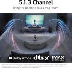LG S80QR 5.1.3ch Dolby Atmos Soundbar
