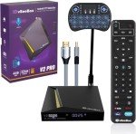 WALLECOM vSeeBox V2 Pro Android TV Box & Remote