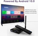 WALLECOM vSeeBox V2 Pro Android TV Box & Remote