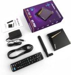 WALLECOM vSeeBox V2 Pro Android TV Box & Remote