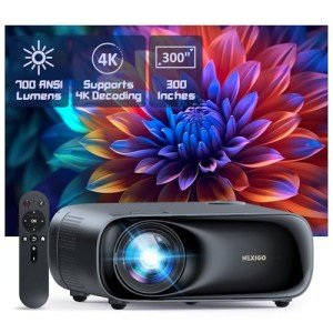NexiGo PJ40 Projector with WiFi & Bluetooth