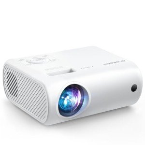 CLOKOWE Mini Projector 1080P Full HD Portable