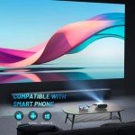 ELEPHAS Mini 1080P HD Projector for Phone