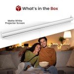 Pyle 72-Inch Manual Pull-Down Projector Screen