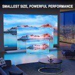 VISSPL Mini Projector, Full HD 1080P & Portable