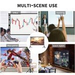 150-Inch Portable Projector Screen with Stand