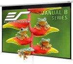 100-Inch Manual Pull Down Projector Screen 16:9