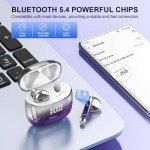 Wireless Bluetooth 5.3 Sport Earbuds with Mic