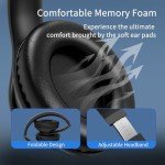 Ulitpz Wireless Bluetooth Headphones with 65H Playtime