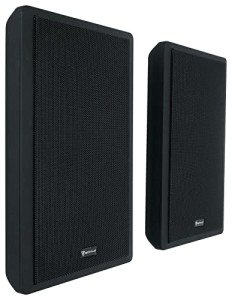 Rockville RockSlim Black 5.25" Wall Mount Speakers