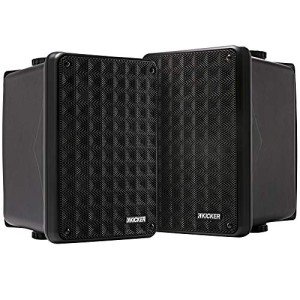 Kicker KB6B Weatherproof Indoor/Outdoor Speakers Pair