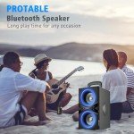 YIER Wireless Bluetooth Speaker with Lights and Bass