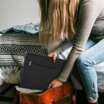 Laptop Sleeve Case 14 inch, Shockproof Protective Laptop Cover Briefcase Carrying Computer Bag with Accessory Pocket Portable Laptop Sleeve for 14" MacBook, HP, Dell, Lenovo, Acer, Black