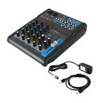Pyle 4-Channel Bluetooth Audio Mixer Console