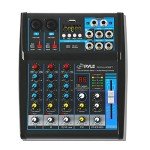 Pyle 4-Channel Bluetooth Audio Mixer Console