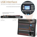Depusheng DX8 8-Channel USB Audio Mixer