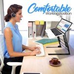 Pyle Adjustable Dual Laptop Stand - Ergonomic Design
