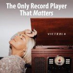 Victrola 6-in-1 Bluetooth Record Player - Mahogany
