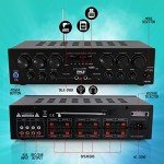 Pyle 750W Wireless Bluetooth Home Audio Amplifier