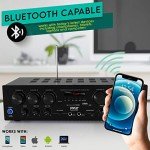 Pyle 750W Wireless Bluetooth Home Audio Amplifier