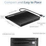 Portable USB 3.0 CD/DVD Drive for Laptops