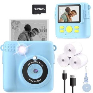Kids Instant Print Camera - Fun for Ages 3-12