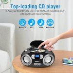 MEGATEK Portable CD Player Boombox with Bluetooth