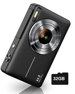 Kids 44MP FHD Digital Camera with 32GB SD Card