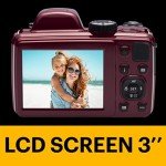 Kodak AZ401RD 20MP Point & Shoot Camera, Red