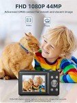 Kids 44MP FHD Digital Camera with 32GB SD Card