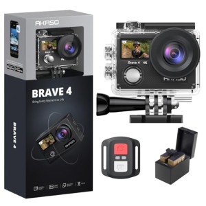 AKASO Brave 4 4K Action Camera with Accessories