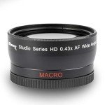 58mm 0.43x HD Wide Angle Lens for Canon DSLR