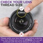 Altura Photo 58MM 0.43x Wide Angle Lens for Canon