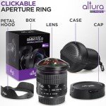 Altura Photo 8mm f/3.0 Wide Angle Fisheye Lens