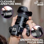 Altura Photo 8mm f/3.0 Wide Angle Fisheye Lens