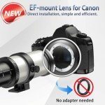 Lightdow 420-800mm F/8.3 Telephoto Lens for Canon