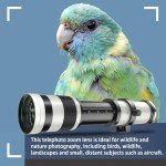 Lightdow 420-800mm F/8.3 Telephoto Lens for Canon
