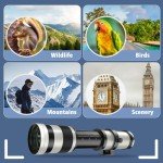 Lightdow 420-800mm F/8.3 Telephoto Lens for Canon